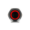 Delock Druckschalter zum Einbau schwarz 12 mm 12 V 4 x Lötanschluss rastend LED rot Ring