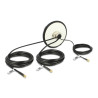Delock Multiband LTE UMTS GSM GPS Antenne 3 x SMA Stecker omnidirektional Dachmontage schwarz outdoor