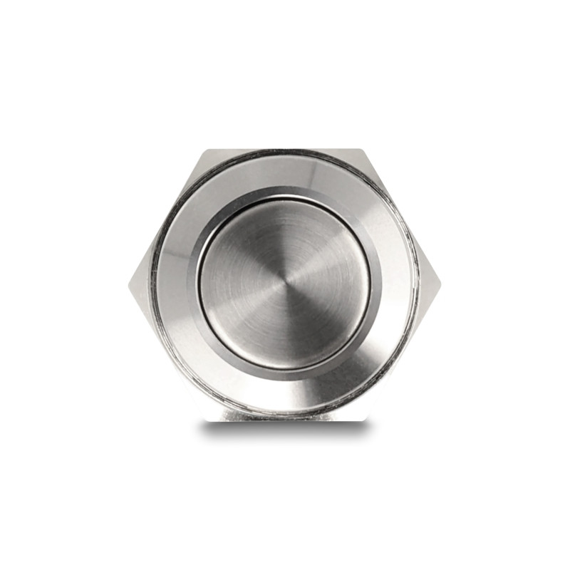 Delock Drucktaster zum Einbau 16 mm 2 x Schraubklemme Taster tastend flach