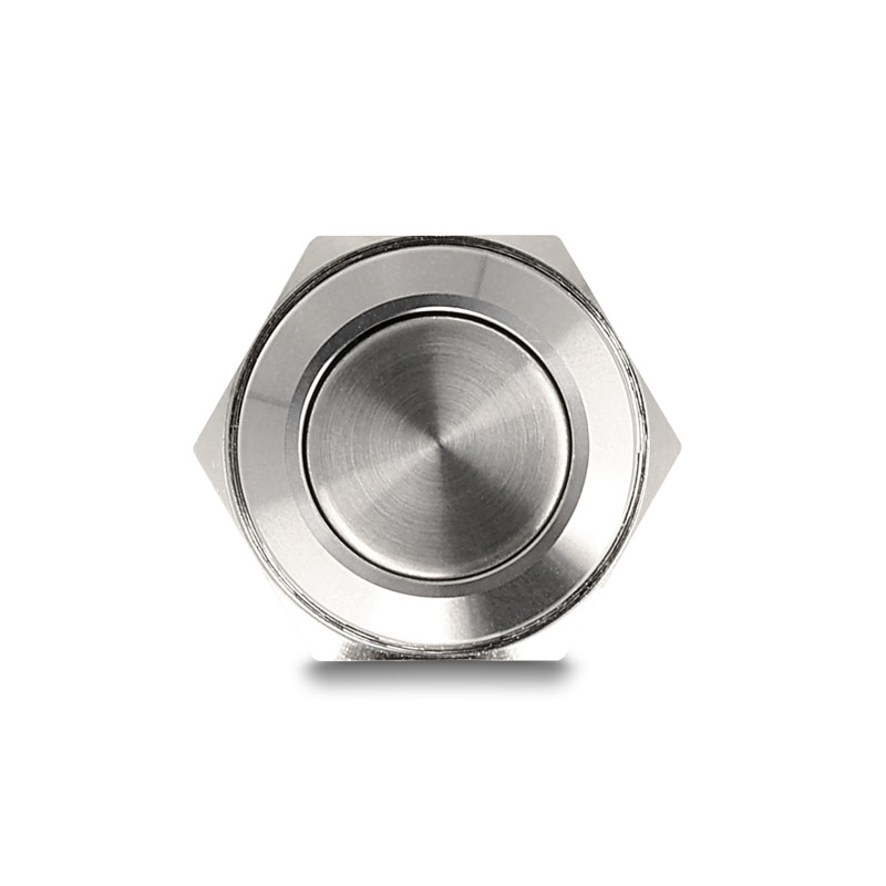 Delock Drucktaster zum Einbau 16 mm 2 x Schraubklemme Taster tastend hoch