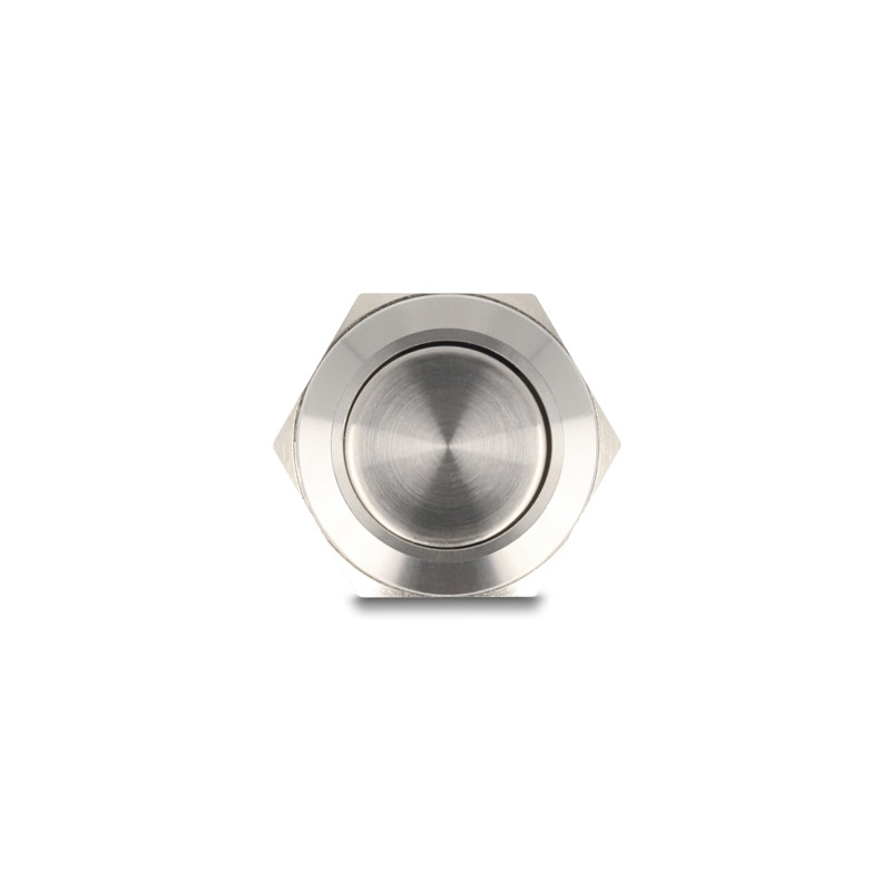 Delock Drucktaster zum Einbau 19 mm 2 x Schraubklemme Taster flach