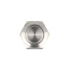 Delock Drucktaster zum Einbau 19 mm 2 x Schraubklemme Taster flach