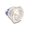 Delock Drucktaster zum Einbau 19 mm 2 x Schraubklemme Taster gewölbt