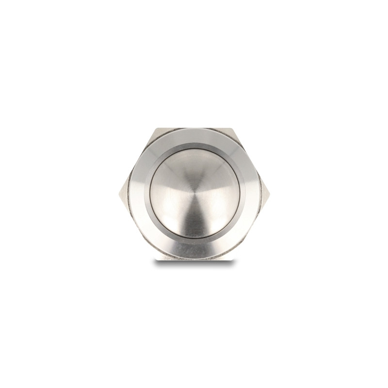 Delock Drucktaster zum Einbau 19 mm 2 x Schraubklemme Taster gewölbt