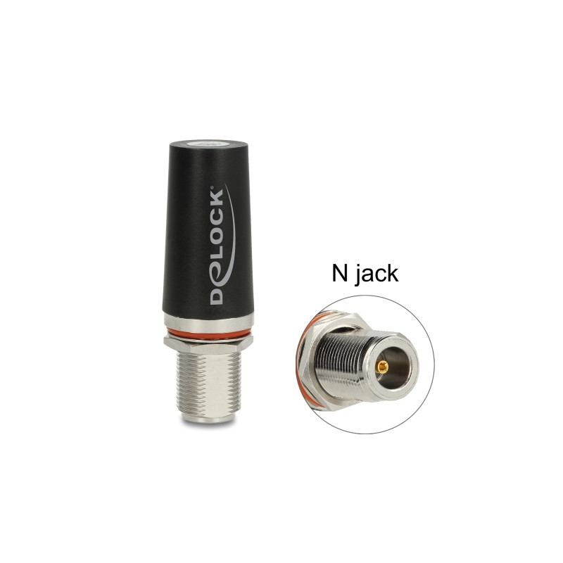 Delock LTE Antenne N Buchse 3 dBi omnidirektional starr Dachmontage outdoor