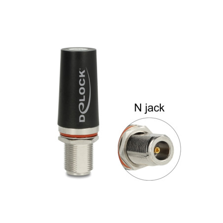Delock LTE Antenne N Buchse 3 dBi omnidirektional starr Dachmontage outdoor