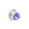 Delock Drucktaster zum Einbau 19 mm 2 x Schraubklemme Taster hoch