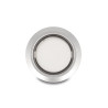 Delock Drucktaster zum Einbau 22 mm 5 x Lötanschluss Taster flach Kunststoff LED weiß