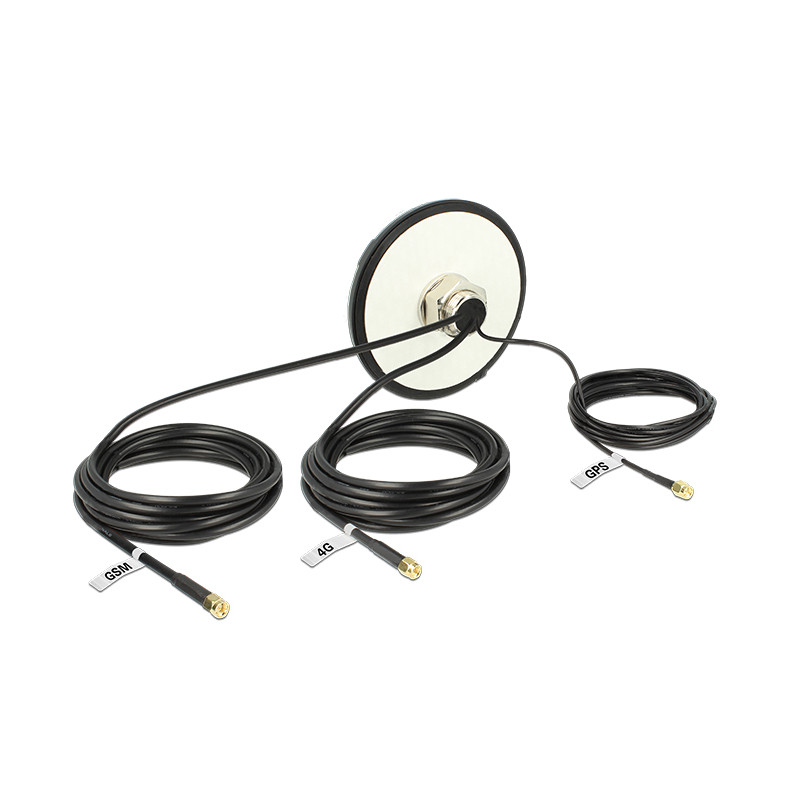 Navilock Multiband GNSS GALILEO GPS LTE UMTS GSM SMA Antenne omnidirektional Dachmontage outdoor