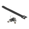 Navilock Laptop Schloss mit Schlüssel für MacBook Pro 2021 - 2024 (14″ und 16″) 2 m schwarz