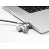 Navilock Laptop Schloss mit Schlüssel für MacBook Pro 2021 - 2024 (14″ und 16″) 2 m schwarz