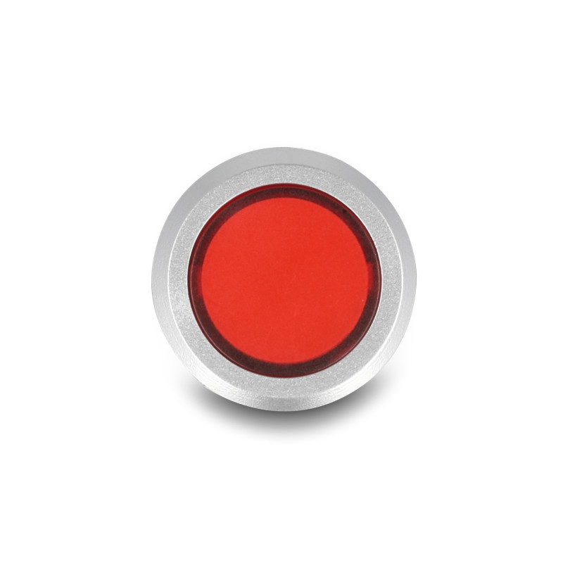 Delock 16 mm Kunststoff Signallampe rot / Lötversion