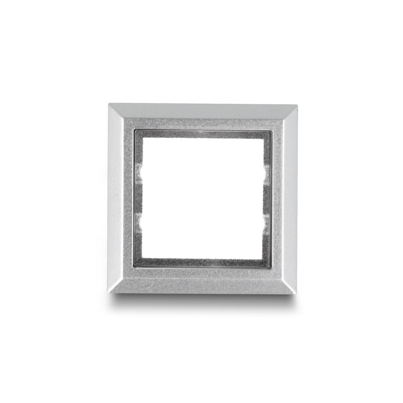 Delock 16 mm Kunststoff Signallampe weiß / Lötversion / viereckig