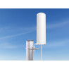 Delock 5G LTE Antenne SMA Stecker 3 - 5 dBi starr omnidirektional Wand- und Mastmontage outdoor weiß