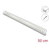 Delock Kabelkanal Flexibel selbstklebend schraubbar 34 x 35 mm - Länge 50 cm grau