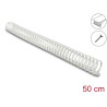 Delock Kabelkanal Flexibel selbstklebend schraubbar 45 x 46 mm - Länge 50 cm grau