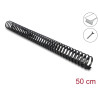 Delock Kabelkanal Flexibel selbstklebend schraubbar 45 x 46 mm - Länge 50 cm schwarz