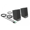 Delock Stereo 2.0 PC Lautsprecher mit 3,5 mm Klinkenstecker und USB Stromversorgung