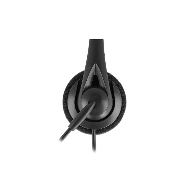 Delock USB Mono Headset mit Lautstärkeregler für PC und Notebook - Ultra-Leicht