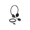 Delock USB Stereo Headset mit Lautstärkeregler für PC und Notebook - Ultra-Leicht