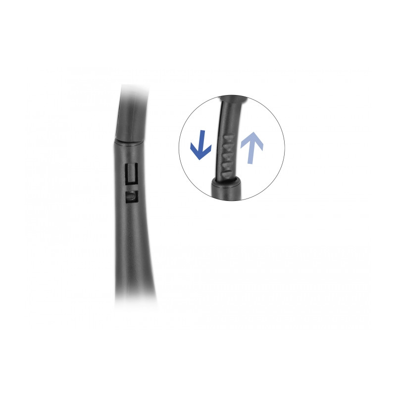 Delock USB Stereo Headset mit Lautstärkeregler für PC und Notebook - Ultra-Leicht