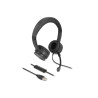 Delock USB Stereo Headset mit Kabelfernbedienung und Quick-Mute Taste für PC und Notebook