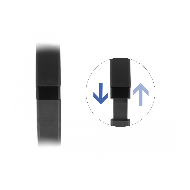 Delock USB Stereo Headset mit Kabelfernbedienung und Quick-Mute Taste für PC und Notebook