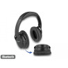 Delock Bluetooth 5.0 Kopfhörer Over-Ear faltbar mit integriertem Mikrofon und intensivem Bass, bis zu 20 Stunden Laufzeit