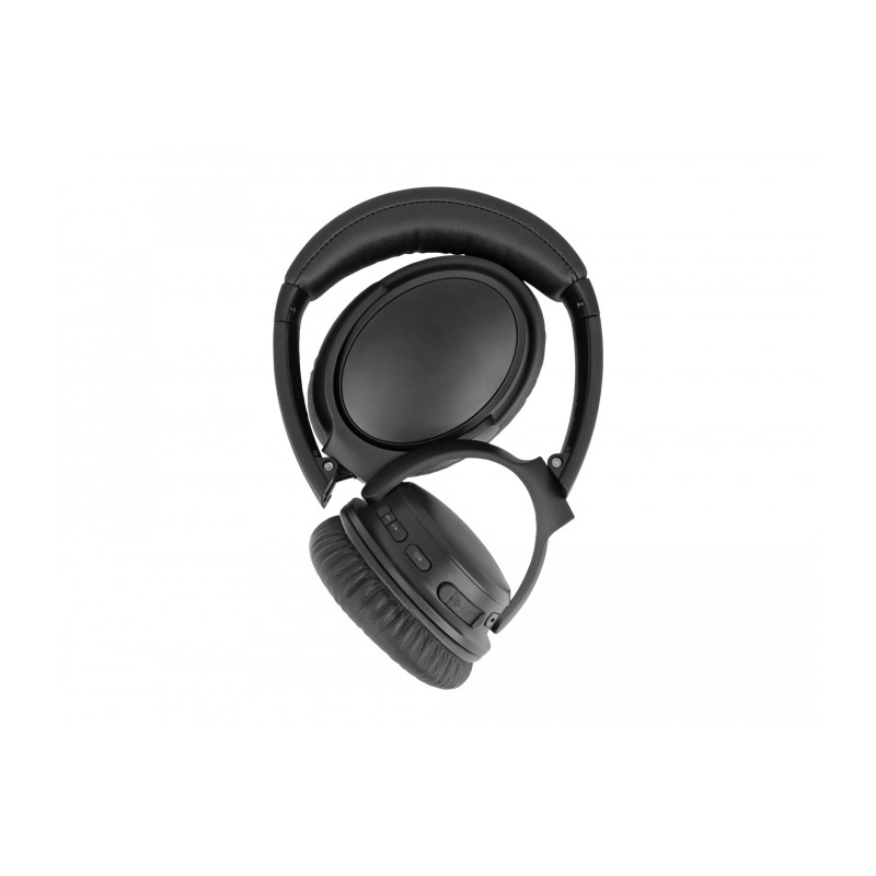 Delock Bluetooth 5.0 Kopfhörer Over-Ear faltbar mit integriertem Mikrofon und intensivem Bass, bis zu 20 Stunden Laufzeit