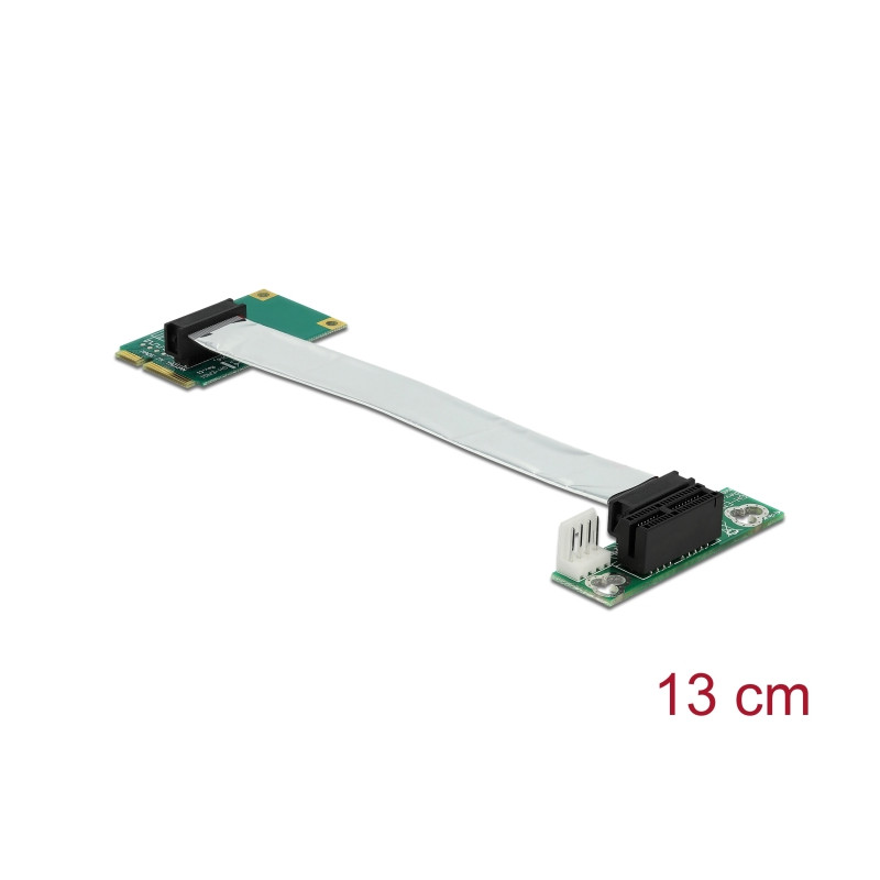 Delock Riser Karte Mini PCI Express - PCI Express x1 links gerichtet