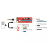 Delock Riser Karte PCI Express x1 - x16 mit 60 cm USB Kabel