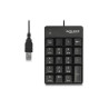 Delock USB Nummernblock 19 Tasten schwarz