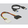 Delock Riser Karte M.2 Key B+M - PCI Express x16 mit 30 cm USB Kabel