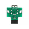 Delock USB Pfostenbuchse - 2 x USB 2.0 Typ-A Buchse - oben
