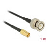Delock Antennenkabel BNC Stecker 50 Ohm - SMB Stecker RG-174 1 m