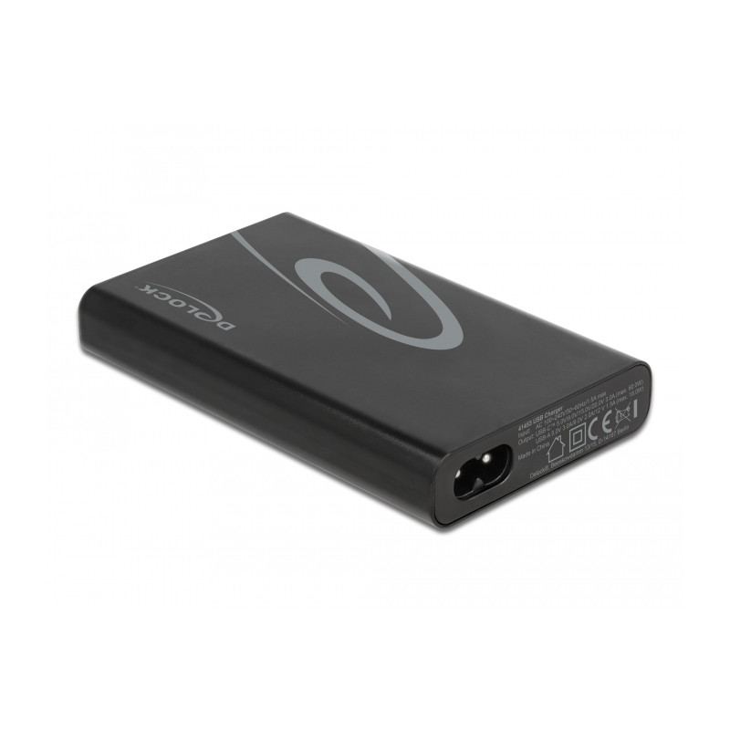 Delock USB Ladegerät 2 x USB Type-C™ PD 3.0 + 1 x USB Typ-A mit 60 W