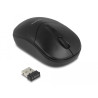 Delock Optische 3-Tasten Mini Maus 2,4 GHz kabellos