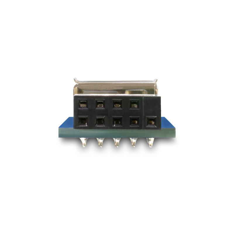 Delock USB Pin Header Buchse - 2 x USB 2.0 Buchse – rechts / links