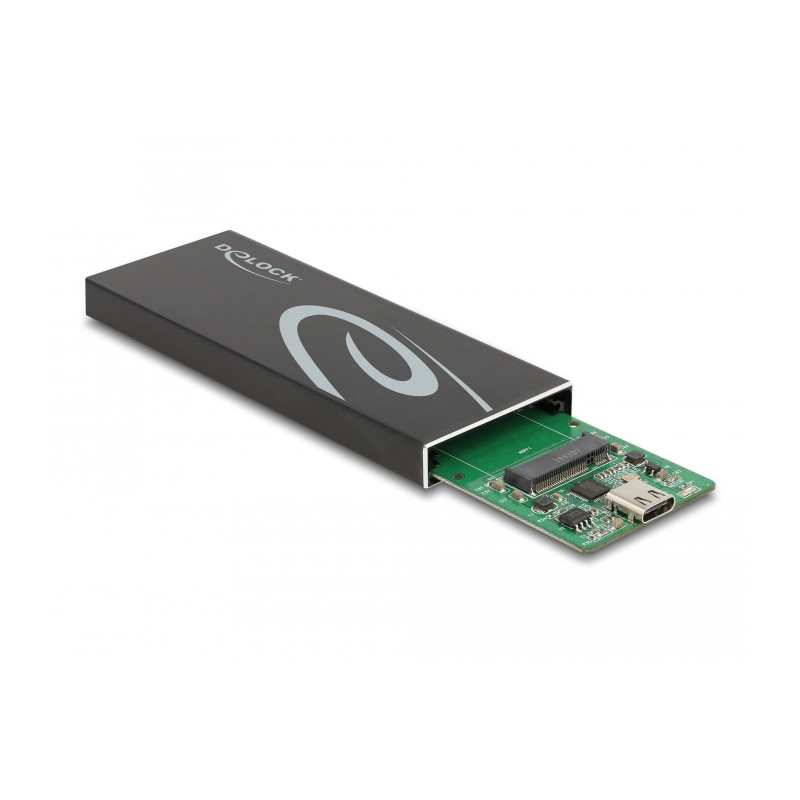Delock Externes Gehäuse für M.2 SATA SSD mit USB Type-C™ Buchse