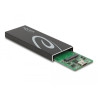 Delock Externes Gehäuse für M.2 SATA SSD mit USB Type-C™ Buchse