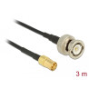 Delock Antennenkabel BNC Stecker 50 Ohm - SMB Stecker RG-174 3 m