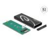 Delock Externes Gehäuse SuperSpeed USB für M.2 SATA SSD Key B