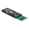 Delock Externes Gehäuse SuperSpeed USB für M.2 SATA SSD Key B