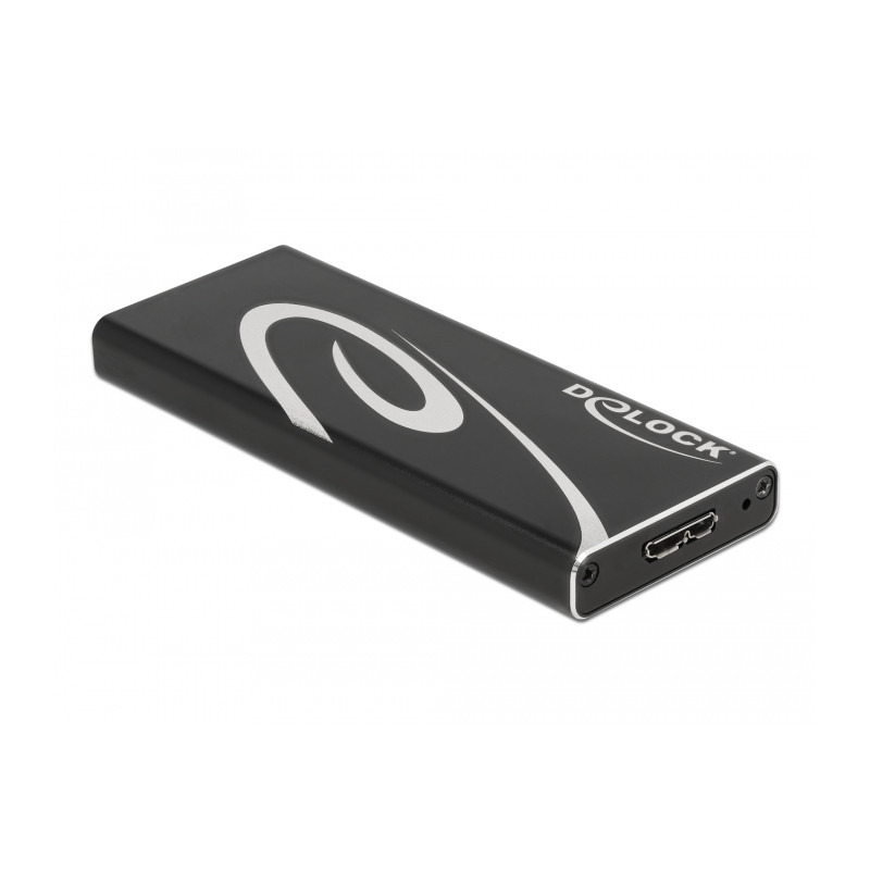 Delock Externes Gehäuse SuperSpeed USB für M.2 SATA SSD Key B