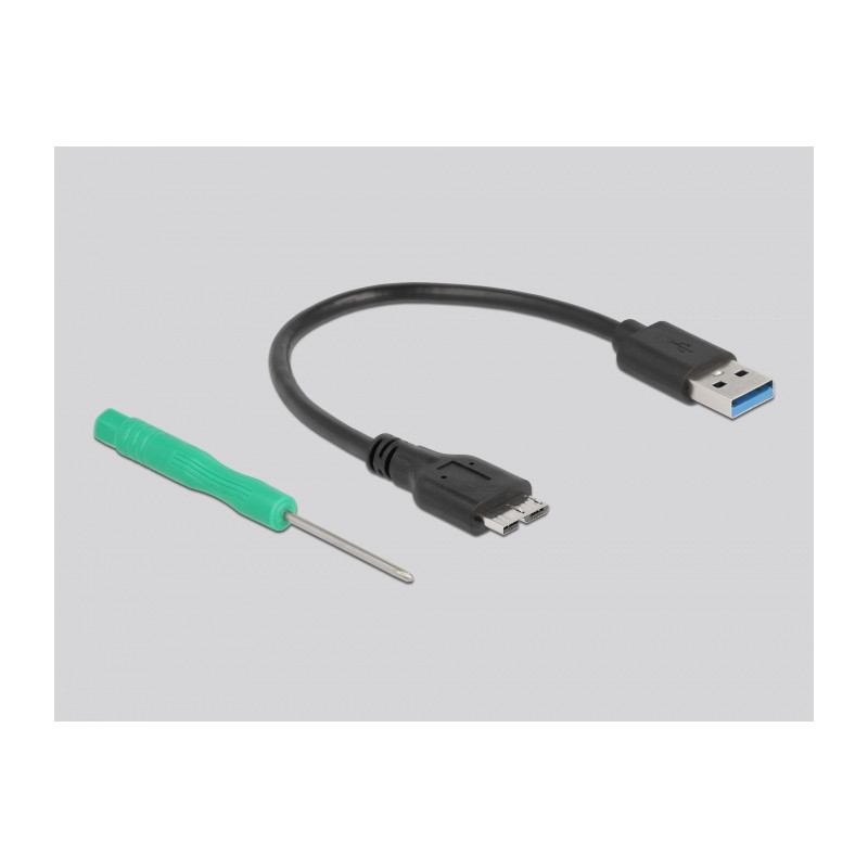 Delock Externes Gehäuse SuperSpeed USB für M.2 SATA SSD Key B