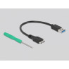 Delock Externes Gehäuse SuperSpeed USB für M.2 SATA SSD Key B