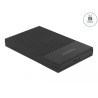 Delock Externes Gehäuse für 2.5″ SATA HDD / SSD mit SuperSpeed USB Typ Micro-B Buchse - werkzeugfrei