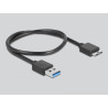 Delock Externes Gehäuse für 2.5″ SATA HDD / SSD mit SuperSpeed USB Typ Micro-B Buchse - werkzeugfrei