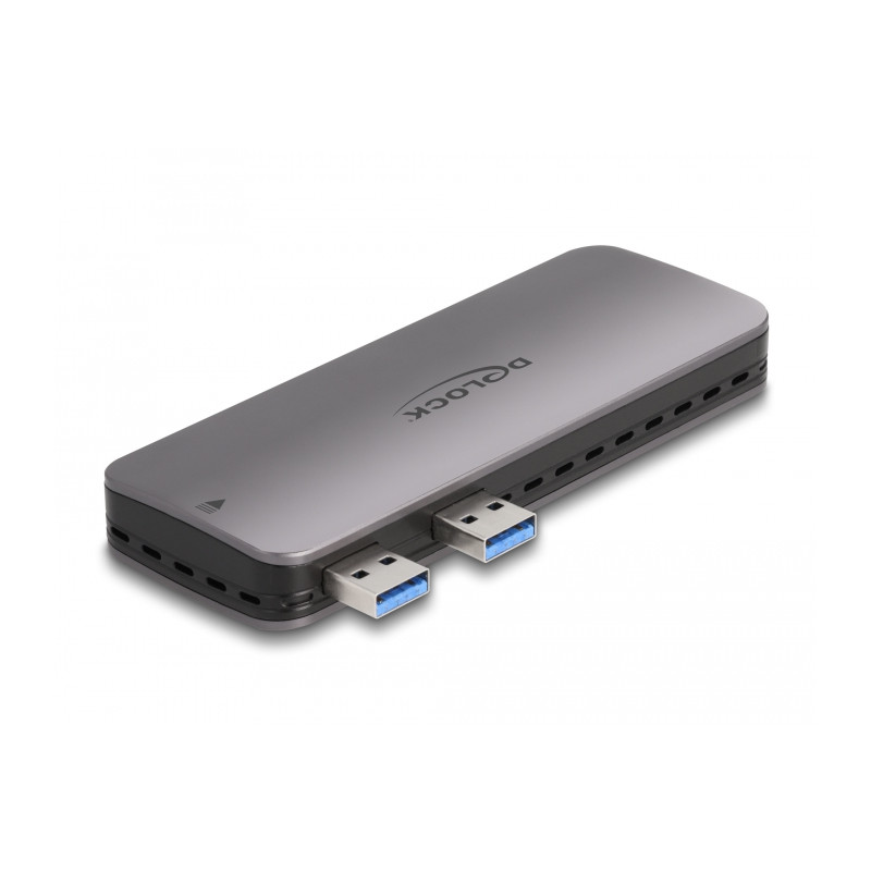 Delock USB 3.2 Gen 2 Gehäuse für PlayStation®5 mit M.2 NVMe Slot - werkzeugfrei