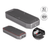Delock Externes Gaming Gehäuse für M.2 NVMe PCIe SSD mit SuperSpeed USB 20 Gbps (USB 3.2 Gen 2x2) USB Type-C™ Buchse und RGB LED